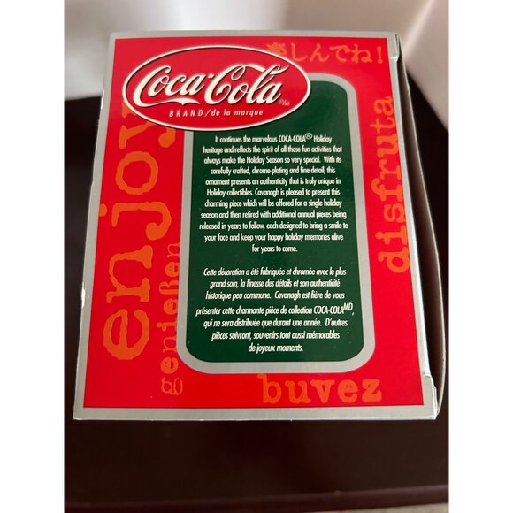 Coca-Cola 2002 Platinum Series Collection Ornament Santa Christmas Collectible - Picture 4 of 8